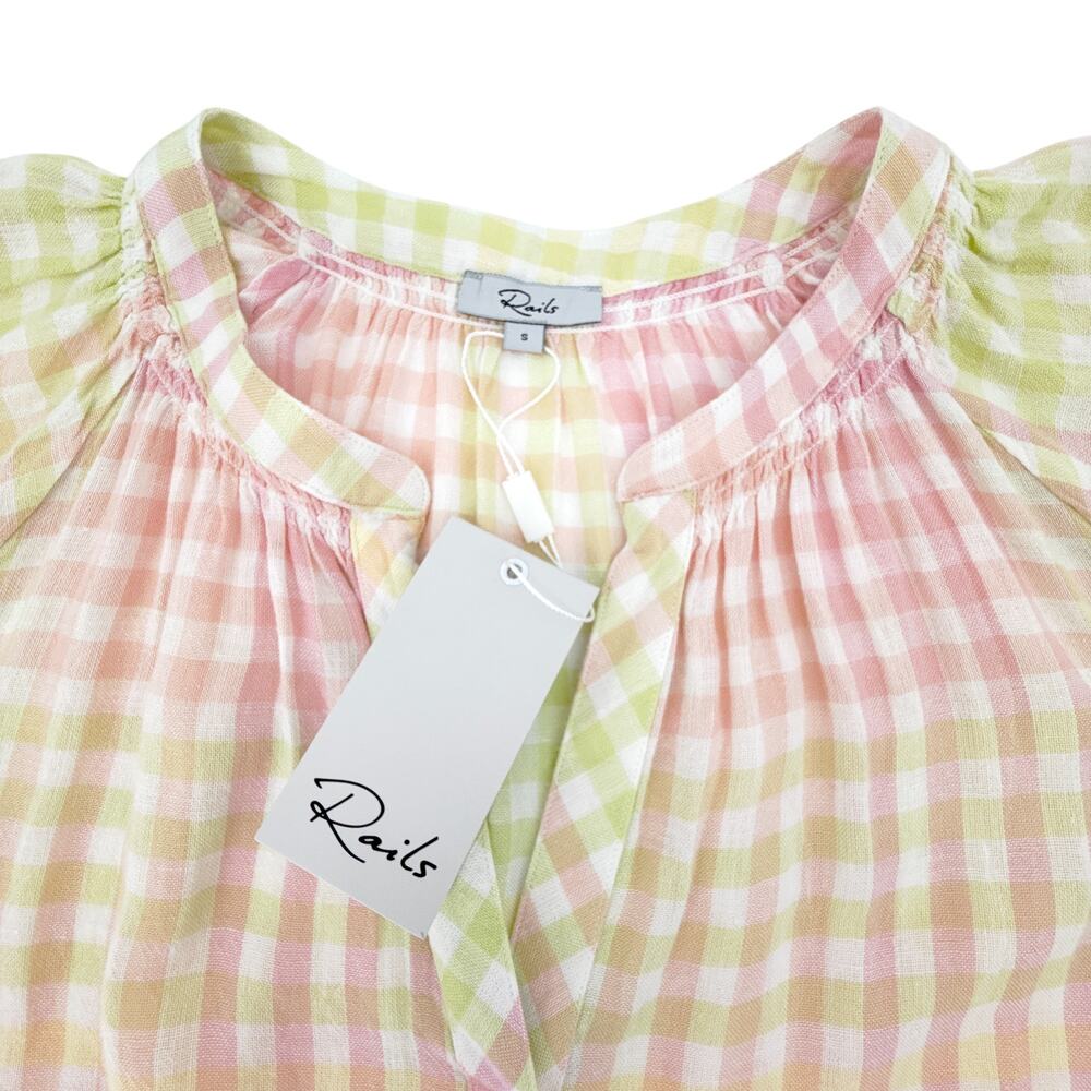 RAILS Alena Top in Lemon Raspberry S - Picture 6 of 11